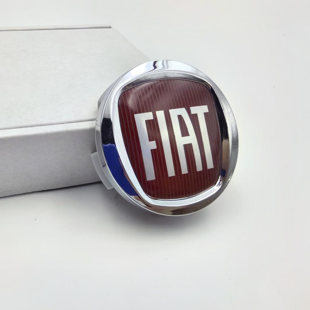 4 szt. 60 mm Kołpak Środkowy Piasty Koła Logo Emblemat Samochodowy Pyłoszczelne Pokrowce Odznak Stylingowe Akcesoria do Fiat 500 Modyfikacja Felgi Samochodowej