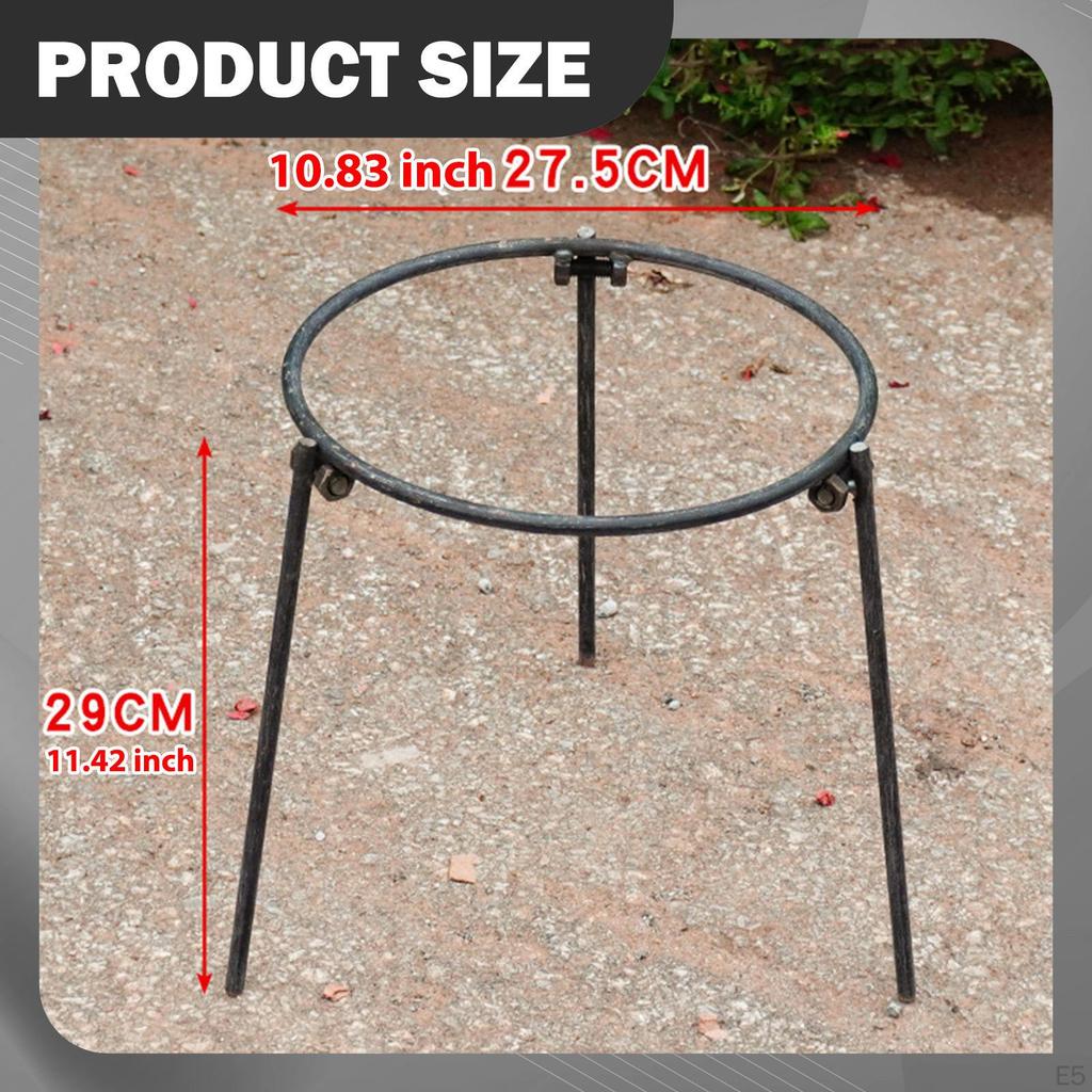 Trójnóg na ognisko Składany Stojak na Garnek Grillowy Campingowy na Piknik