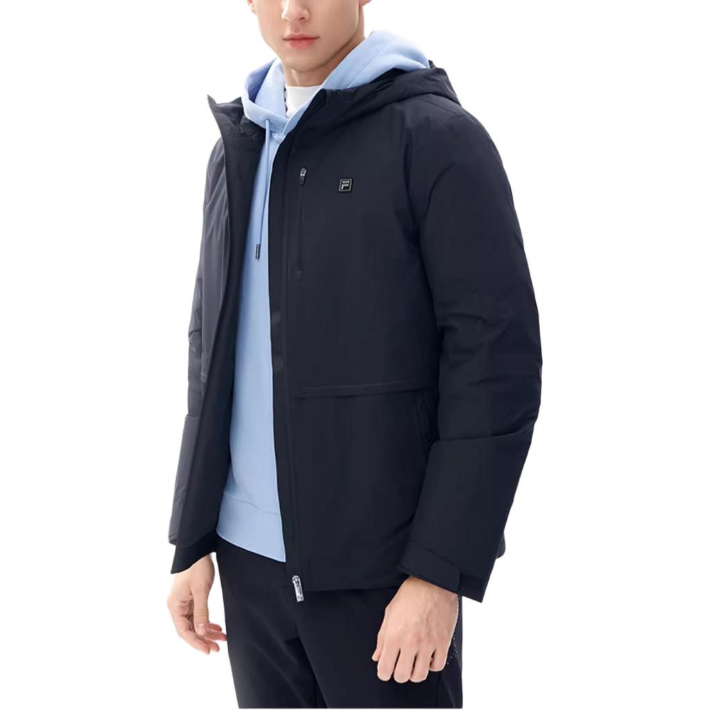 FILA Down Jacket Winter Men's Jet Black F11M247911FBK