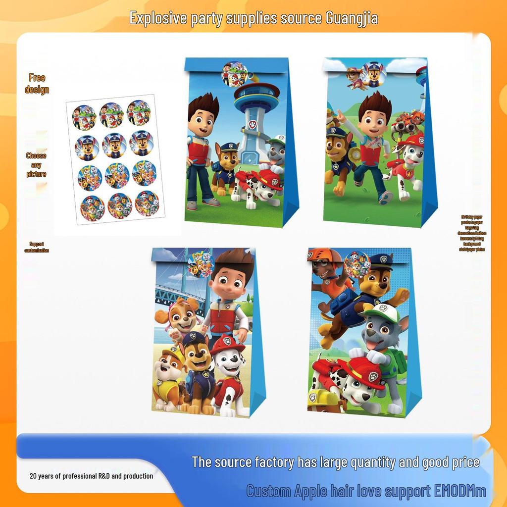 PAW Patrol Season 1 Children's Birthday Party Favor Bags - Gift, Tote & Paper Bags