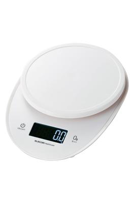 Kitchen Up To 3kg To See Screen Even When the Bowl Is Battery Automatic Power White EKSA01WH Scale, 0.5g Increments, [Easy Placed] Backlit,