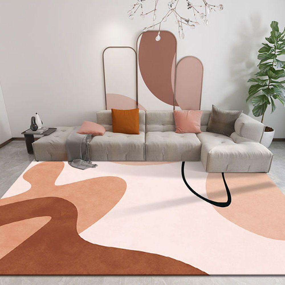 Minimalist Lines Modern Carpets Bedroom Bedside Rugs Boho Living Room Sofa Decor Floor Mat Non-slip Home Decor Large Rugs