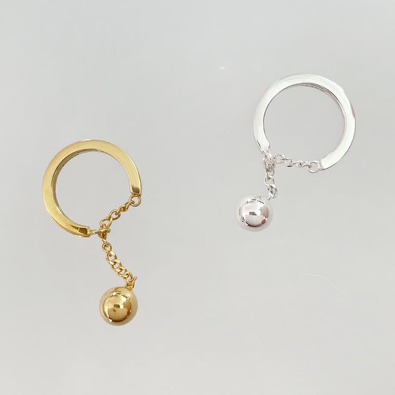 August Harmony Ball drop Ring 2color