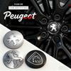 4pcs 56mm Car Wheel Center Hub Cap Stickers For Peugeot For VW GTI Polo Passat B6 B7 B8 Golf Jetta ID.3 Beetle CC MK7 MK8 Tiguan