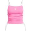 Originals Drawstring Padded Tank Classic Slim Comfortable Striped Sports Vest Women Tops KE3888
