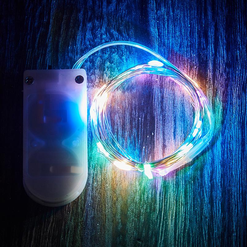 2032 Button Battery Copper Wire Star Lights for Christmas, Holiday, Gift Box, and Bouquet Decoration.