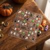 Ghost Pumpkin Nail Supplies Art Stickers for Halloween, Bat Potion Self Waterproof Adhesive Decals, DIY Manicure Decoration Women Long Lasting
