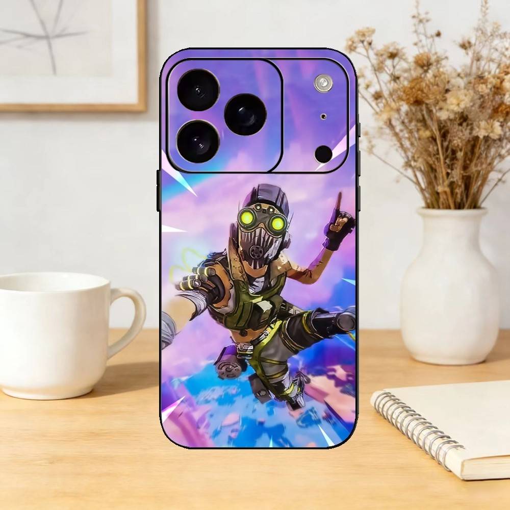Video Game A-Apex L-Legends Phone Case Silicone black Soft For IPhone 17,16,15,14,13,12,11,SE,Plus Pro Max