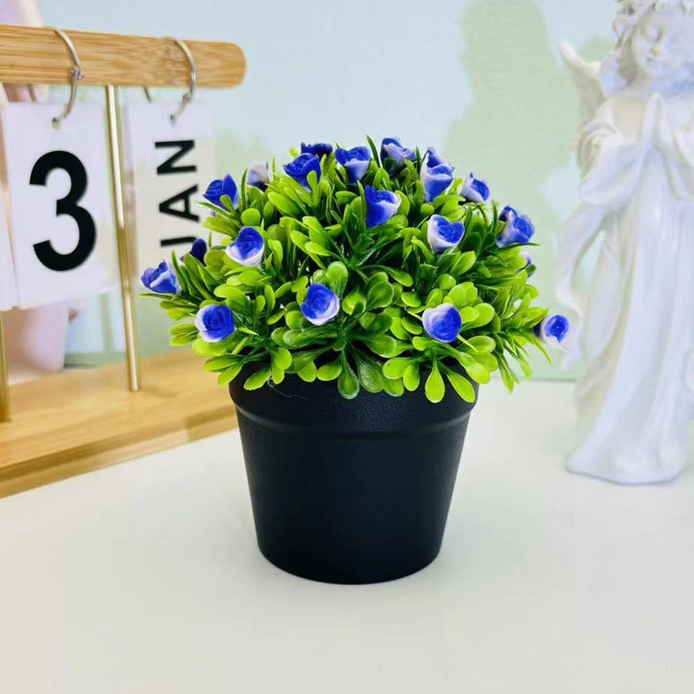 Ball Rose Flower Greenery For Wedding Decor Home Office Display Tabletop