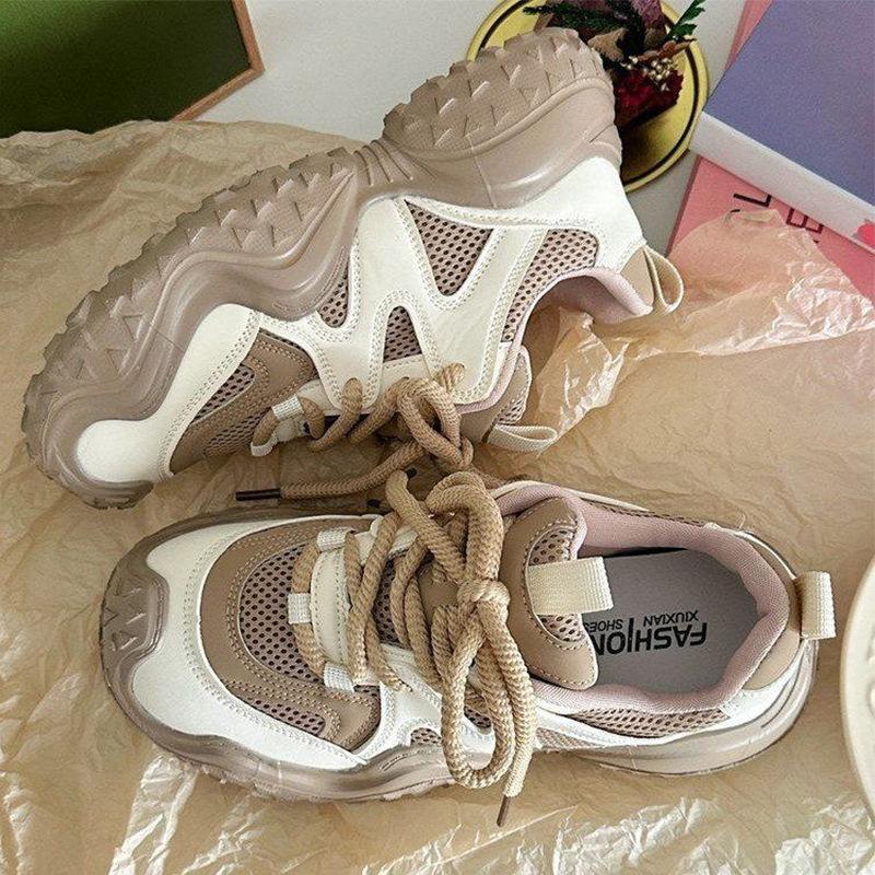 

Модная женская обувь на высокой платформе, теннисные кроссовки на шнуровке, женская обувь весна-осень, стильная вулканизированная обувь, новинка 2025, мода Y2k 40