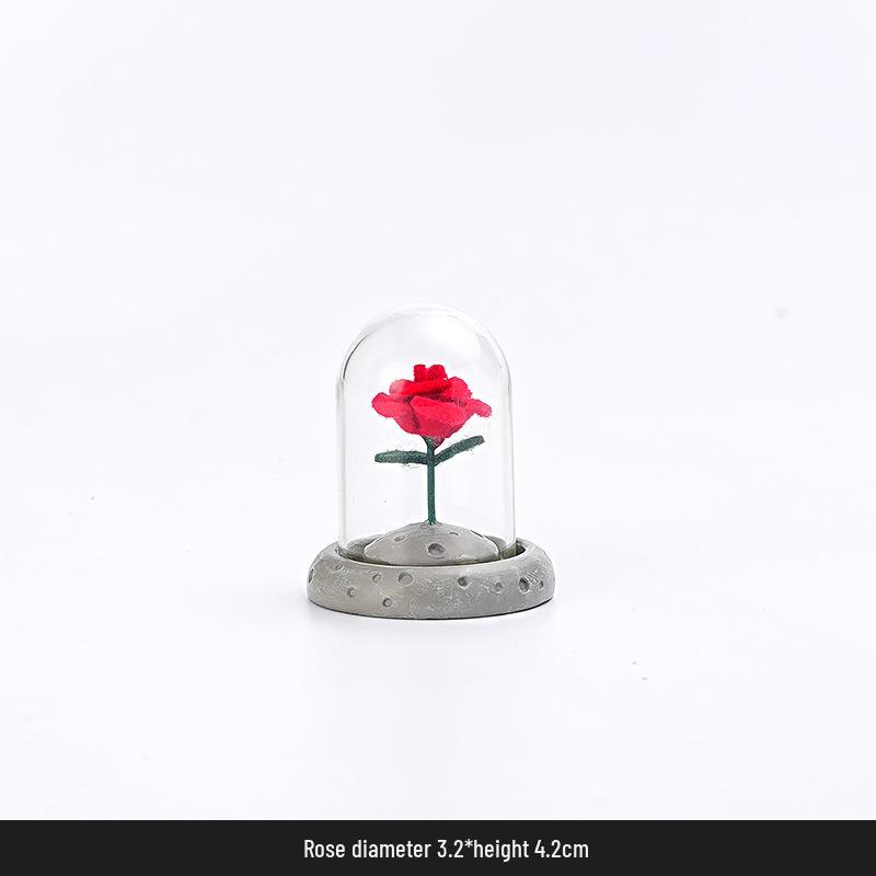 Prince Cute Handmade Fox Mengli Doll Resin Ornament - Birthday Cake or Desktop Decoration