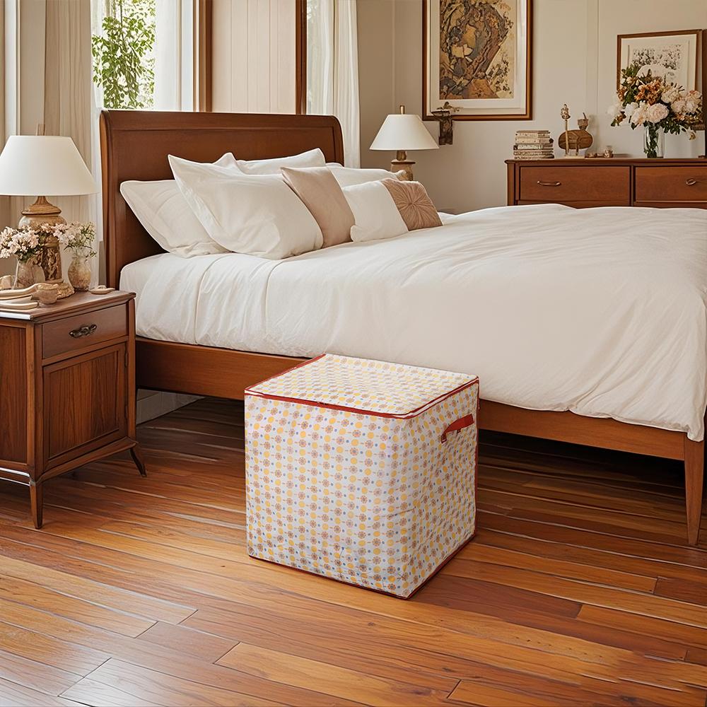 Stoffen Kleding Quilt Opbergzak Opvouwbaar Opvouwbare Opbergmanden Stoffen Opbergzak voor Kast