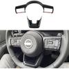 Kohlefaser-Lenkradabdeckung Formteile für Nissan Pathfinder 2022-2025 für 2021-2024 Rogue