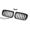 Black Front Bumper Kidney Grill Grille Fit  X3 F25 2011-2014 Dual Line