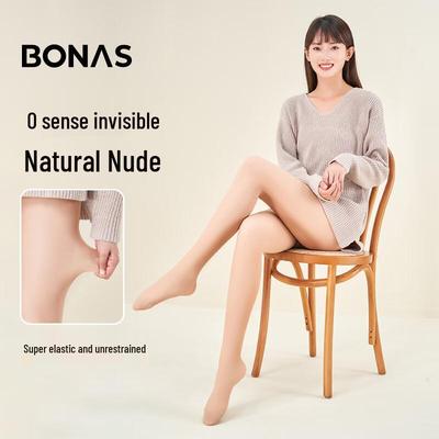 Baonaisi Women's Thermal Compression Bare Leg Effect Tights