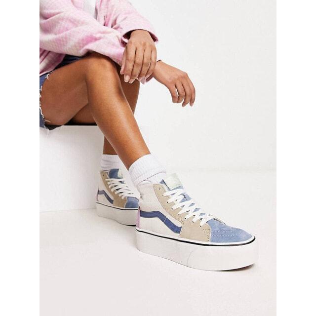 

Кроссовки Vans Stackform SK8-Hi с подкладкой из шерпы в стиле колор-блок