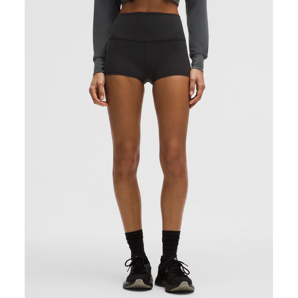 Lullulemon Wonder Train High-Rise Shorts 2-Inch Blk