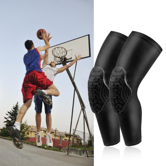 Sports Knee Pad Breathable Basketball Knee Sleeve Honeycomb Protection Bumper Brace Kneelet Protective Knee Pad