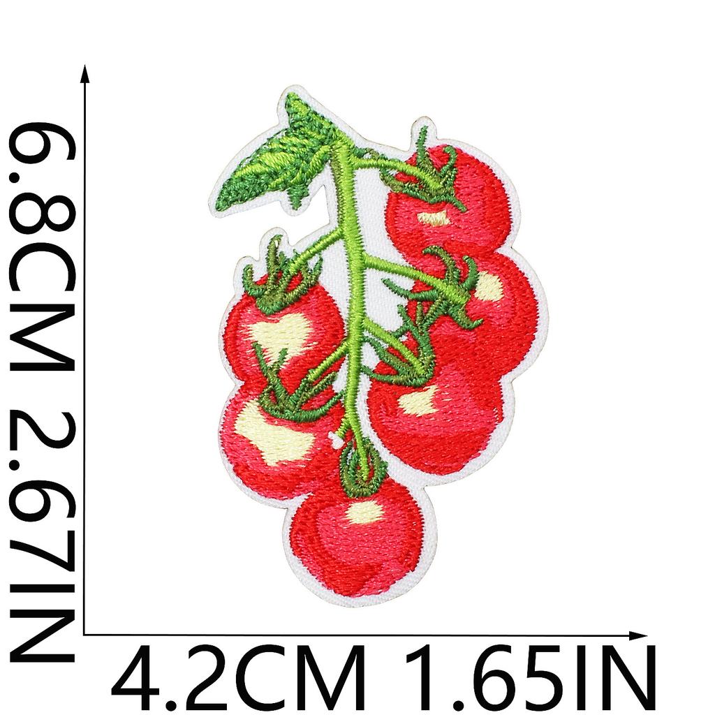 Star Watermelon Embroidery Cloth Sticker Football Patch Sticker Clothes Decoration Basketball Mushroom Shrimp Computer Embroidery Chapter Sticker