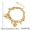 1PC Women's Fashion Trend Multi Layered Steel Ball Bean Love Bracelet Travel, Date, Banquet, Party, Festival Dressing Gifts-2061