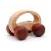 Babies' Climbing and Grasping Safety and Environmental Protection Paint-Free Beech Molar Toy Wooden Car Children's Educational