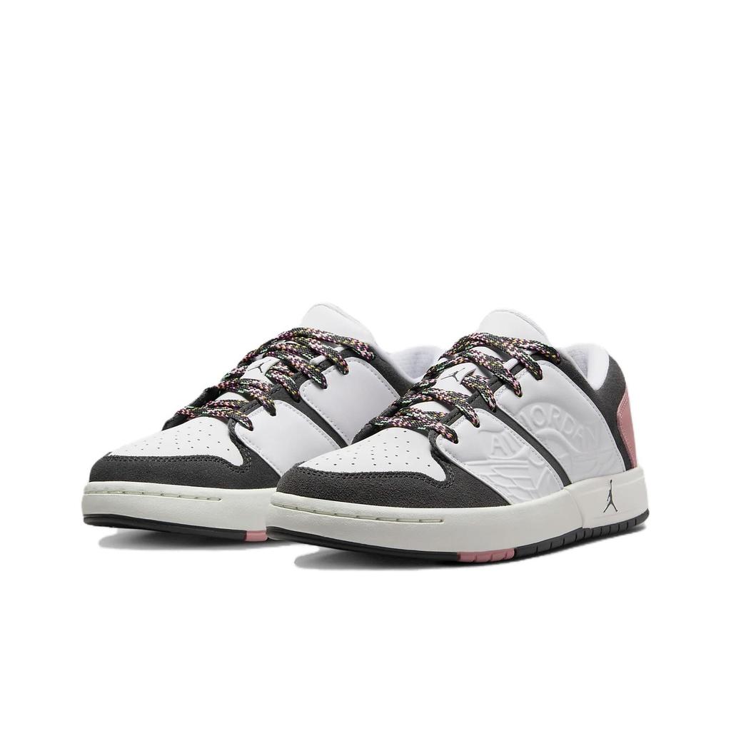 Air Jordan Nu Retro 1 Low GS White Red Stardust Kids Sneakers Saturn-Gold Anthracite FJ5734-101