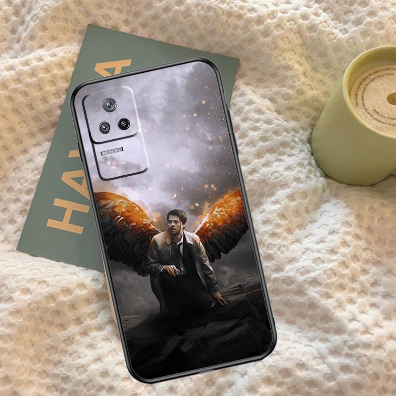Supernatural Castiel Angel Case For Xiaomi 14T 13T Pro 11T 12T 13 14 15 Ultra POCO X7 Pro X3 X5 X6 F5 F6 M6 Pro Cover
