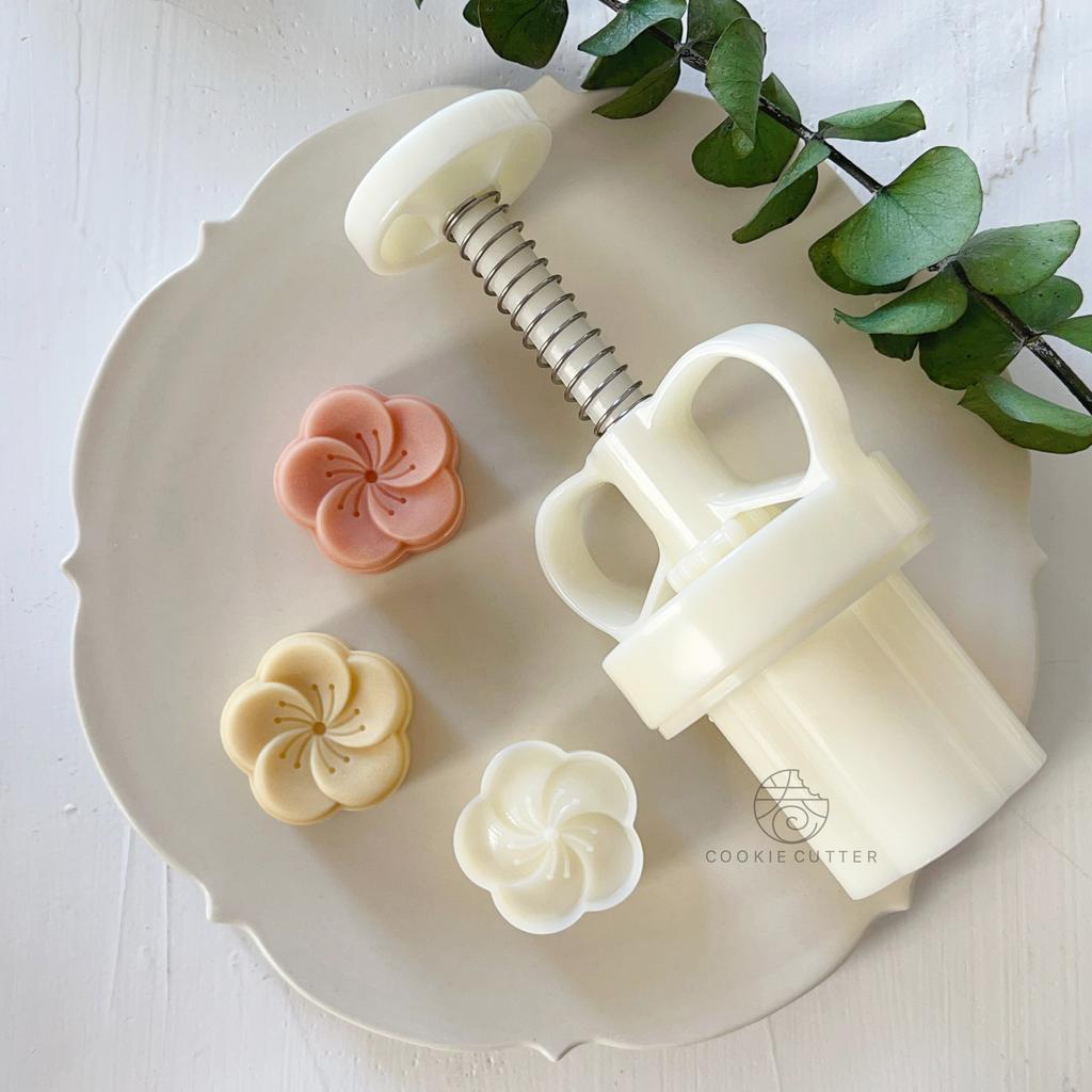 Moule à Gâteau De Lune En Forme De Cœur - Tampon à Biscuits Manuel Avec 4 Motifs - Qualité Alimentaire - Réutilisable - 13