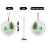 2D Acrylic Christmas Tree Pendant, Christmas Interior Pendant