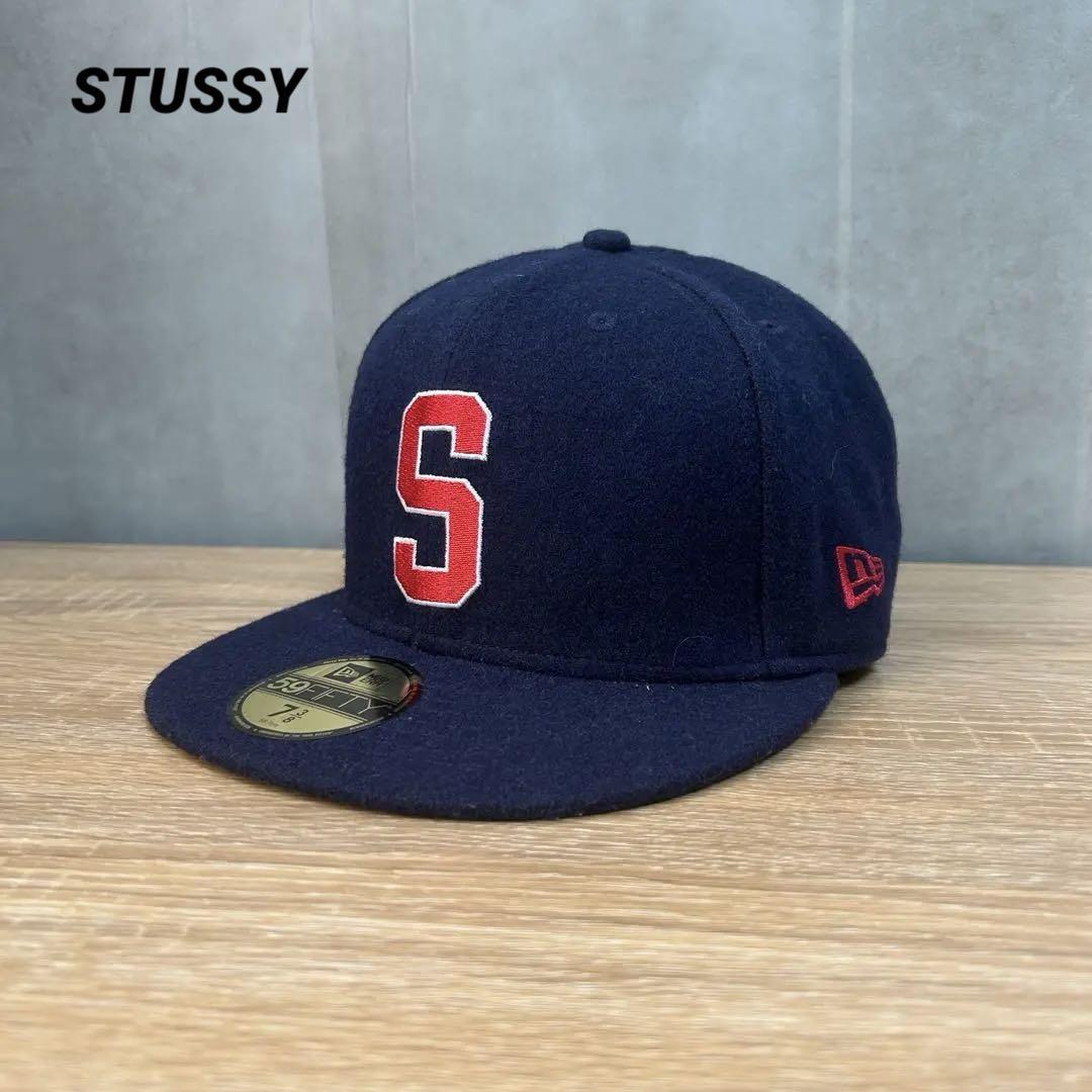

[USED] Stussy x New Era S Logo Cap, size 7 3/8