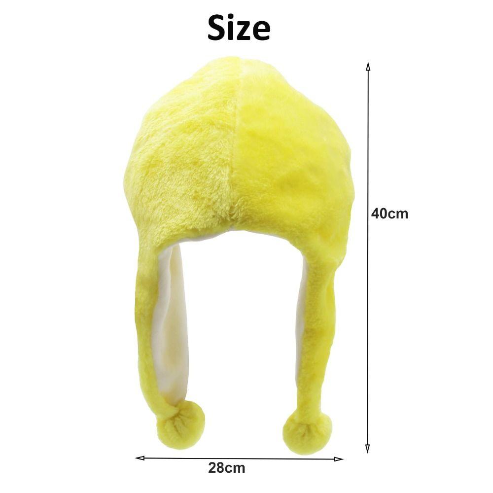 Panda Husky Kids Plush Animal Hat Yellow Baby Duck Novelty Party Cap Cozy Funny Hat  Cosplay