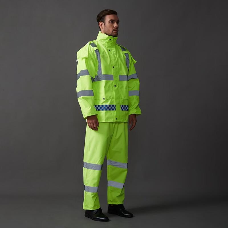 Children s Reflective Split Raincoat Set