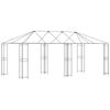 Gazebo Frame 6 X 3 M Black Steel
