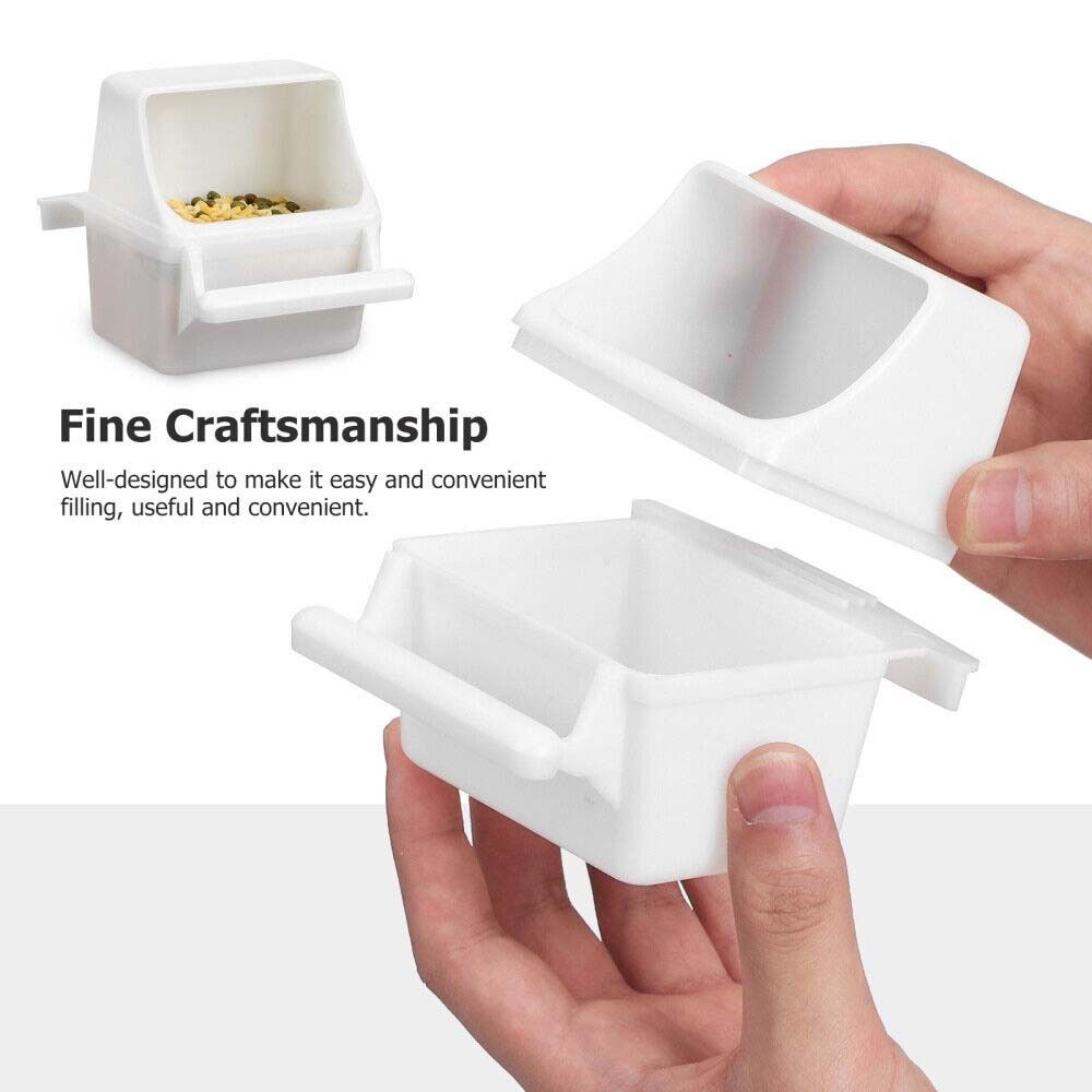 Cup For Peony Bird Starling Bird Cage Food Box Parakeet Water Dispenser Bird Feeder Parrot Food Box