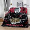 hellraiser horror print blanket picnic blanket thin blanket flannel soft and comfortable home travel bed blanket birthday gift