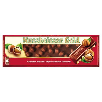Nussbeisser Cioccolato al Latte con Nocciole Intere 220 G