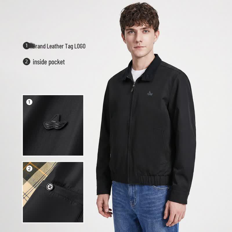 Navigare Men's Harrington Collar Jacket