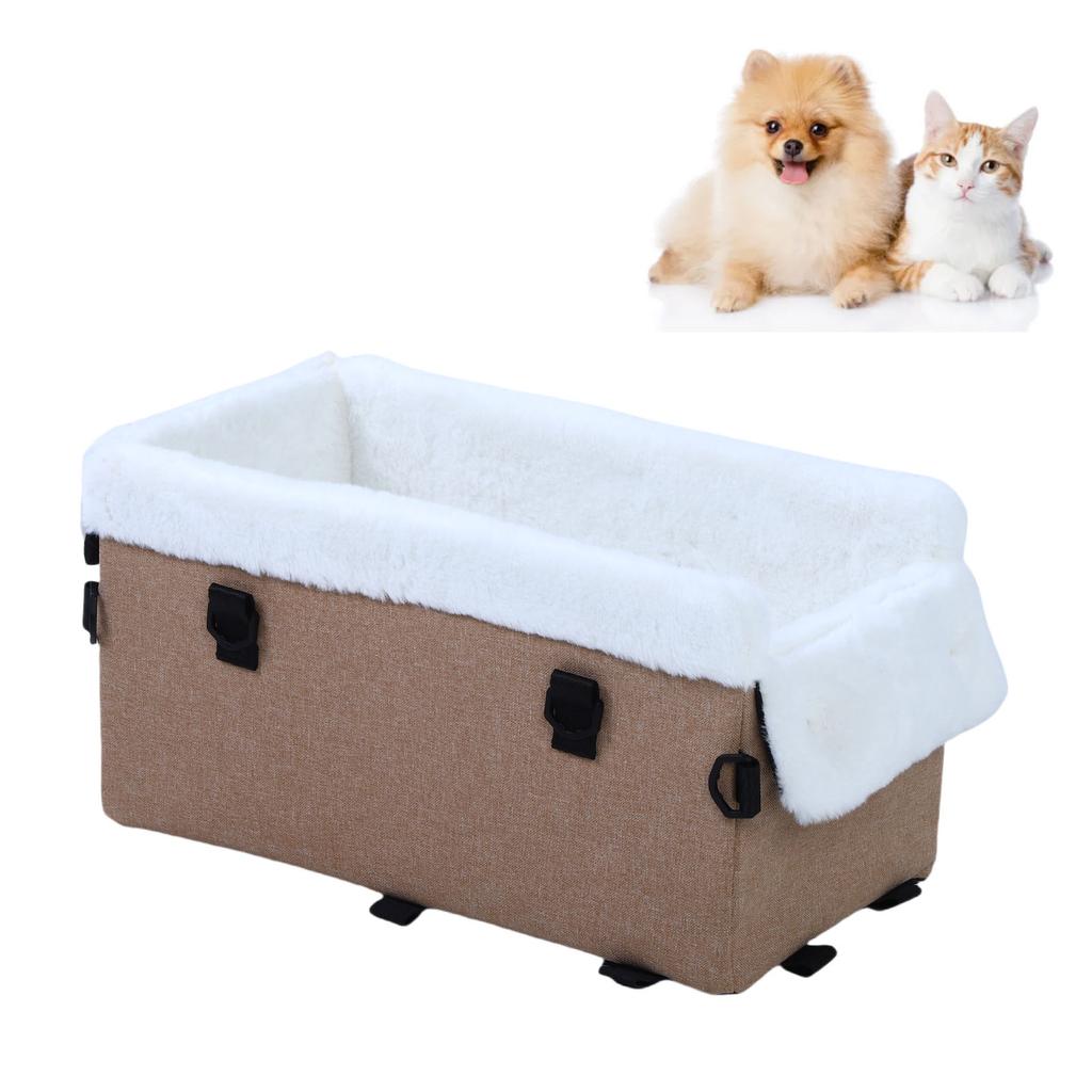 Dog Car Seat Portable Soft Pet Car Travel Home Bed Comfortable Pet Carrier for Cars Trucks SUVs