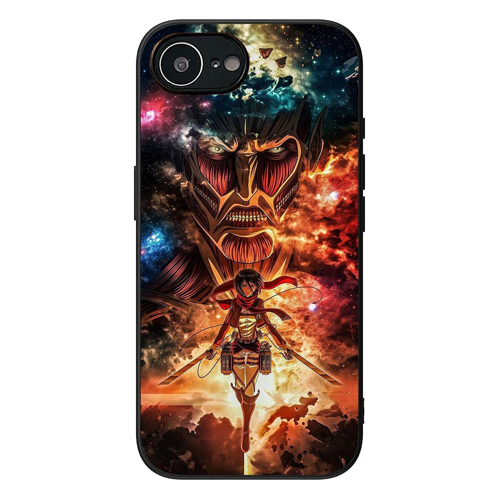 

Cover for Xiaomi Redmi Note 14 12 13 ProPlus A4 A3 Pro Plus 12C 13C 14C 5G Phone Case Eren Jaeger Attack Levi On Titan Redmi A3