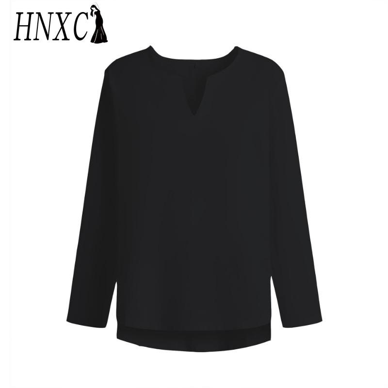 HNXC Pamuk Uzun Kollu Tişört Erkek Modası Bol Gömlek Baskılı Şefkatli Gömlek