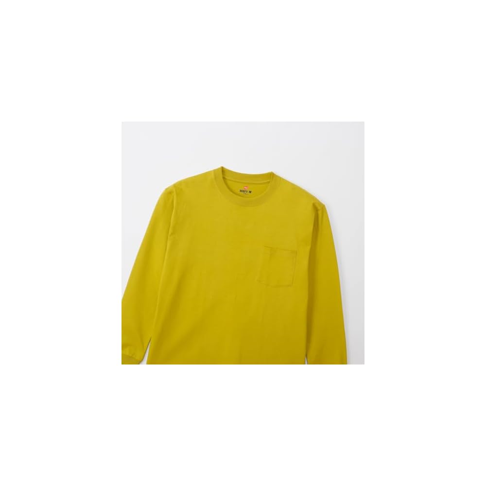 Long-sleeved T-shirt, crew neck, 100% cotton, seamless construction, tagless, Beefy Long Sleeve