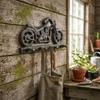 With 4 Hooks Wall Mount Key Holder Retro Tool Storage Rack Multifunctional Coat Hooks  Living Room