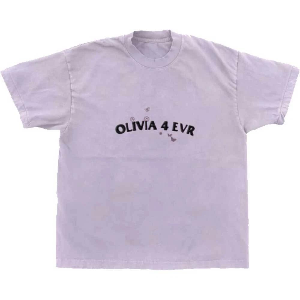 Olivia Rodrigo Unisex T-Shirt: Olivia 4 Evr Brutal (Ex-Tour) (X-Large) L