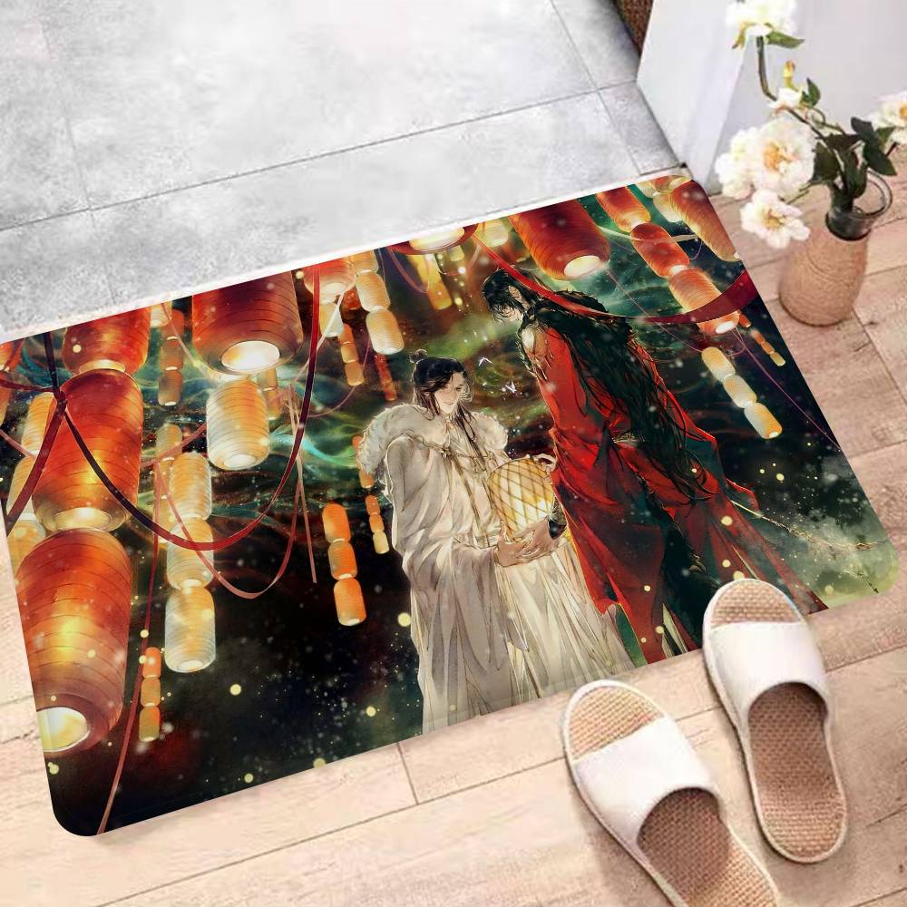 Chinese Heaven Officials Blessing Hallway Carpet Washable Non-Slip Living Room Sofa Chairs Area Mat Kitchen Doormat Area Rug