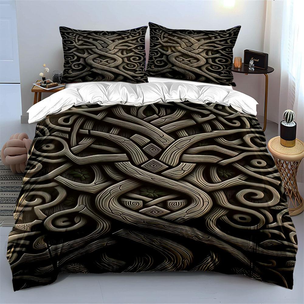 Intricate Swirling Abstract Lines. Bedding Sets Duvet Cover Sets Duvet Covers Pillowcases(1* Duvet Cover 2* Pillowcases Without Duvet Insert)