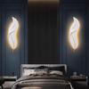 Luxury Creative Feather Wall Lamp for Living Room, Bedroom, and Bedside
