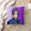 Anime Blue Lock Cushion Cover Inches Farmhouse Decor Home Throw Pillow Covers for Couch Decorations