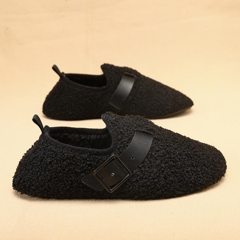 Winter New Couple Plush Cotton Shoes Warm and Light Casual Indoor Lazy Cotton Shoes Home Slippers