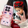 Girl Dog Puppy Matte TPU Mobile Phone Case for Xiaomi 15 14 13 12 Mi 11 T Ultra Lite Pro S X 5G Colorful Printing Cover
