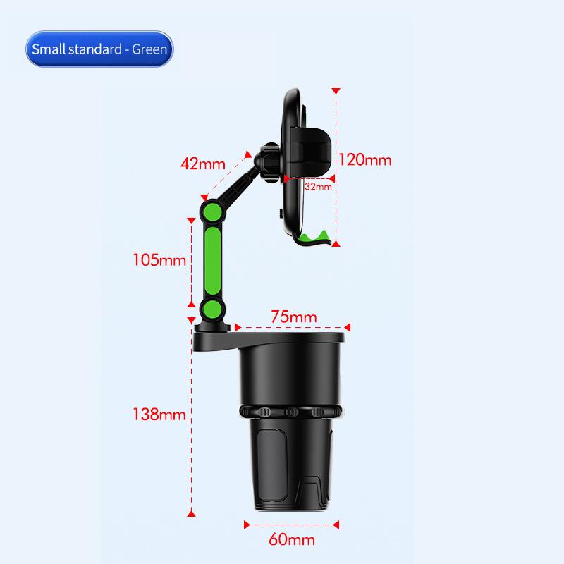 360-degree Rotating Car Cup Holder and 2 In 1 Multifunctional Mobile Phone Mount for Drink Holder and Coffee Cup Holder